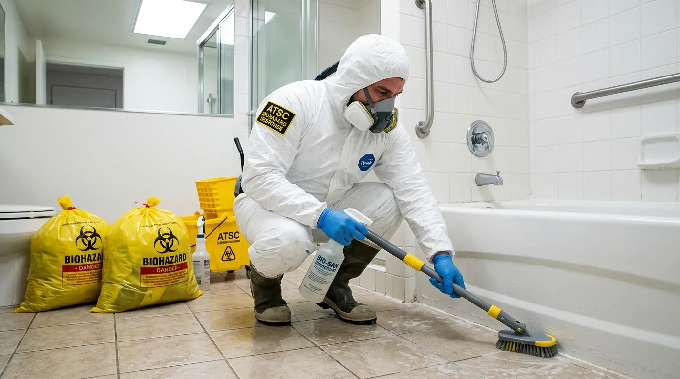 Decontamination equipment deployed for Blood Cleanup in Sandy Springs